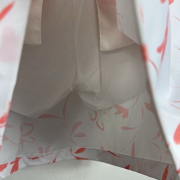 Chervò Floral Print White And Red Golf Skort With Pockets Size 8 - Picture 4 of 9